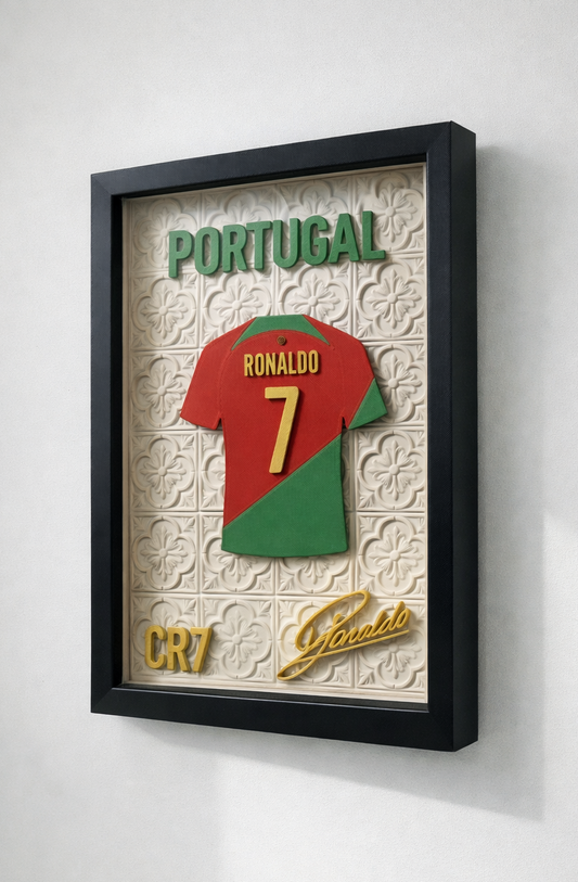 3D Рамка Cristiano Ronaldo | Португалия – Великият номер 7