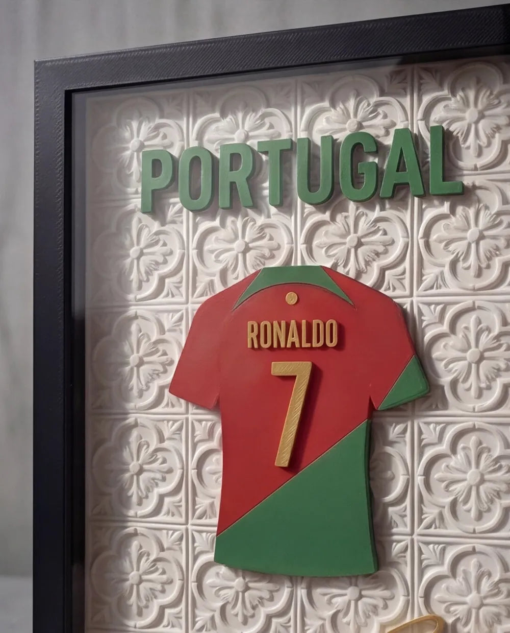 3D Рамка Cristiano Ronaldo | Португалия – Великият номер 7